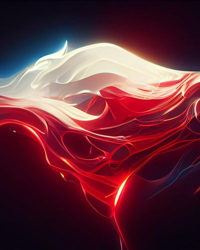 Smooth abstract wave patterns showing fluid motion mechanics